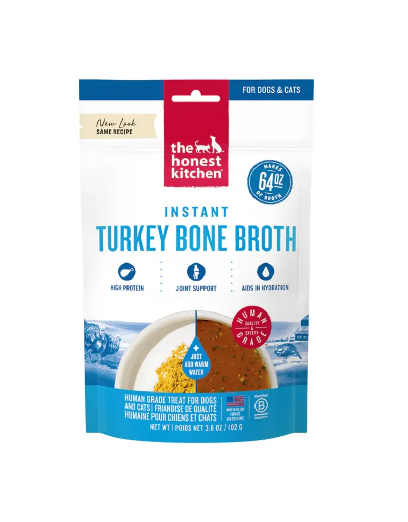 Honest Kitchen Honest Kitchen Instant Turkey Bone Broth with Turmeric 3.6 oz