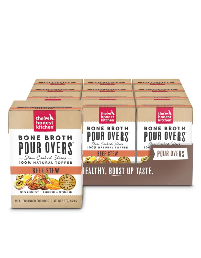 Honest Kitchen Honest Kitchen Bone Broth Pour Overs Beef Stew 5.5 oz Carton