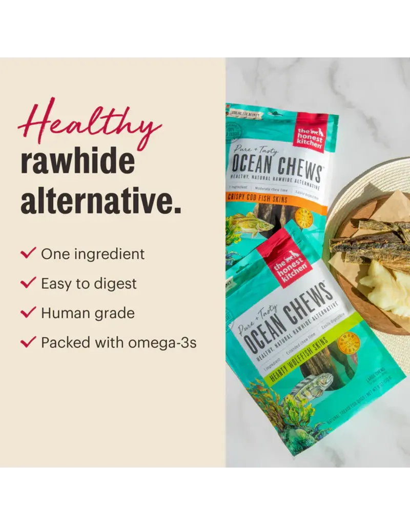 Honest Kitchen Honest Kitchen Ocean Chews Crispy Cod Fish Skins