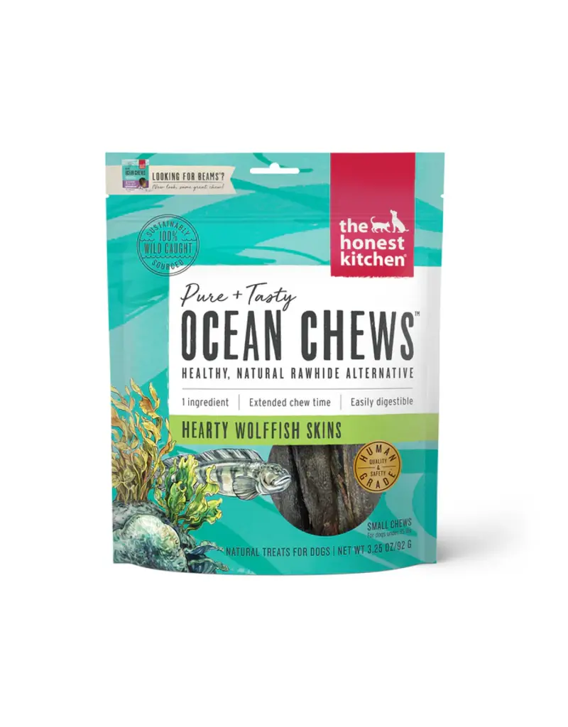 Honest Kitchen Honest Kitchen Ocean Chews Hearty Wolffish Skins