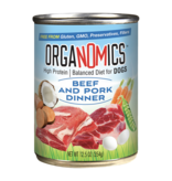 Organomics OrgaNOMics Beef & Pork Dinner Dog Food 12.5 oz Can