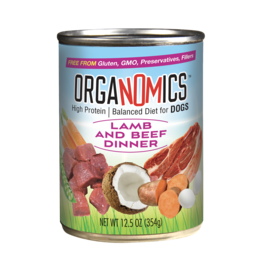 Organomics OrgaNOMics Lamb & Beef Dinner Dog Food 12.5 oz Can