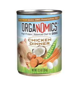 Organomics OrgaNOMics Chicken Dinner Dog Food 12.5 oz Can