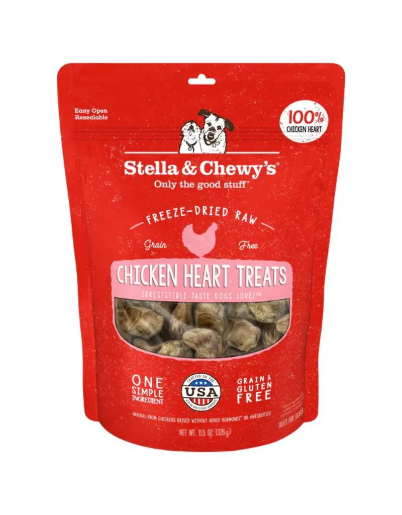 Stella & Chewys Stella & Chewy's Freeze Dried Chicken Heart Treat