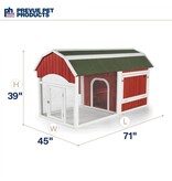 Prevue Pet Prevue Red Barn Chicken Coop 72x36x39 In