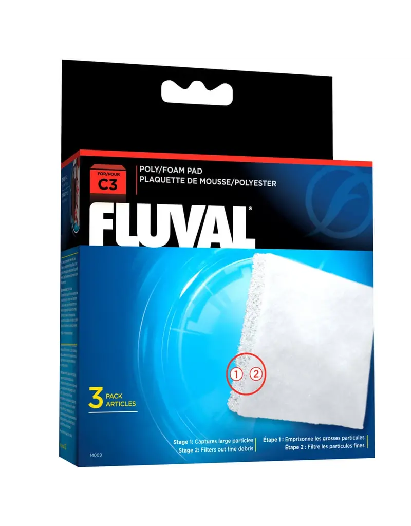 Fluval Fluval C Series Poly/Foam Filter 3-pack