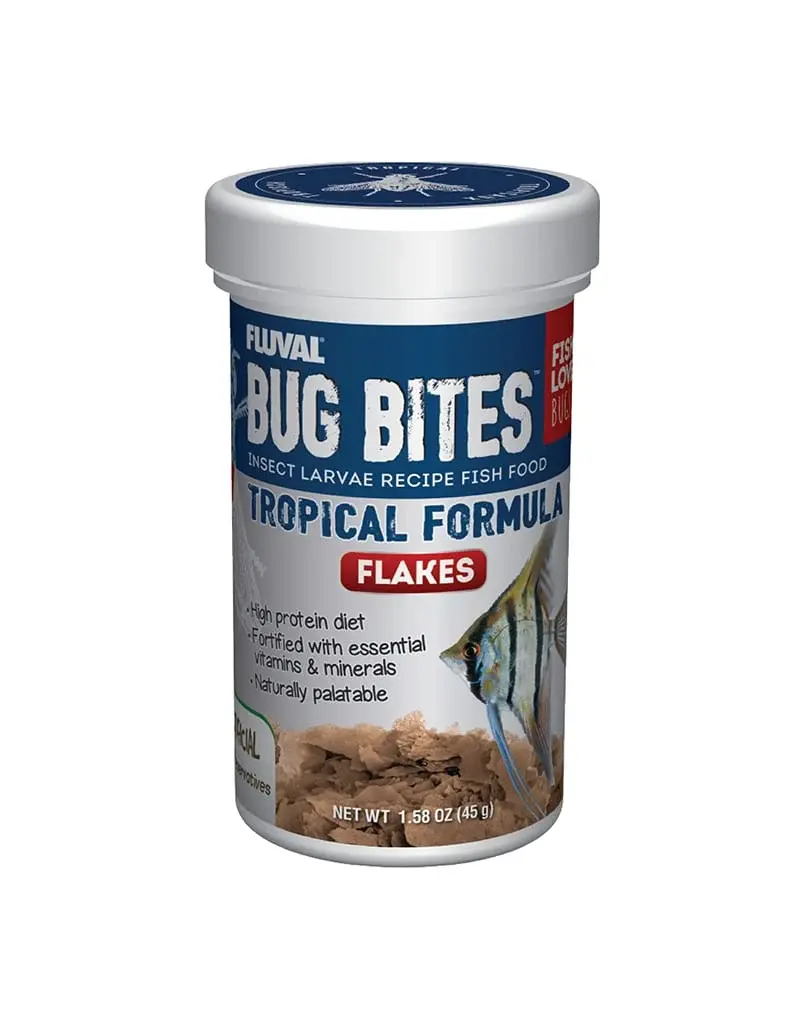 Fluval Fluval Bug Bites Tropical Flakes Fish Food