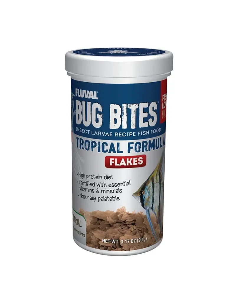Fluval Fluval Bug Bites Tropical Flakes Fish Food