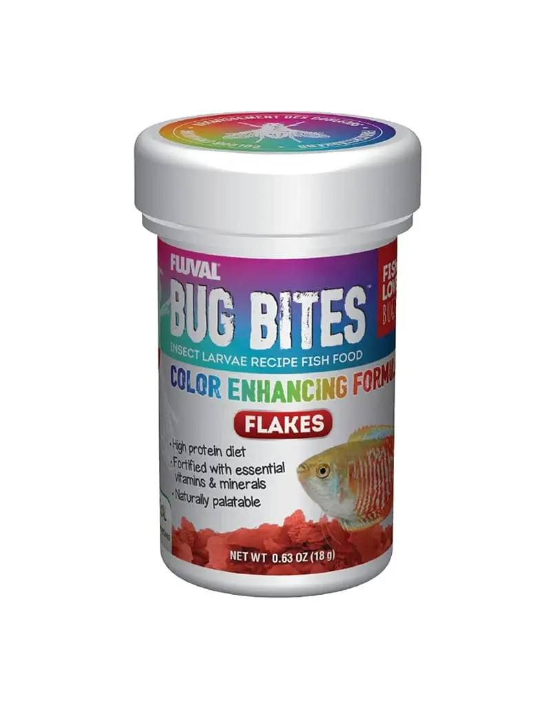 Fluval Fluval Bug Bites Color Enhancing Flakes