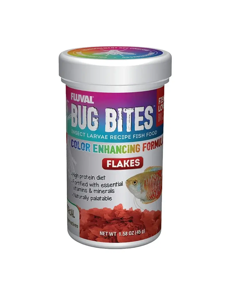 Fluval Fluval Bug Bites Color Enhancing Flakes