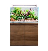 Fluval Fluval Visi-White 90P Aquarium Cabinet 53.6 Gal Walnut