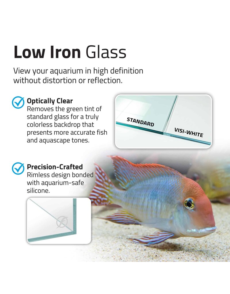 Fluval Fluval Visi-White 90P Glass Rimless Aquarium 53.6 Gal