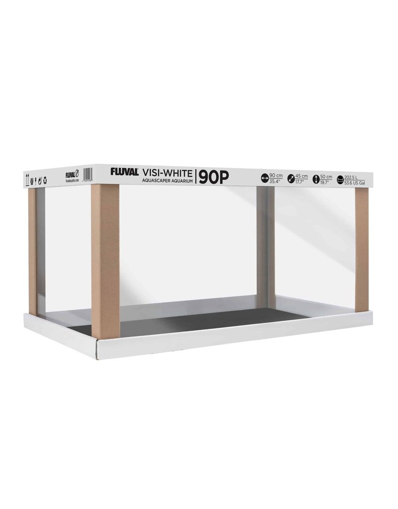 Fluval Fluval Visi-White 90P Glass Rimless Aquarium 53.6 Gal