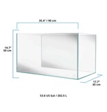 Fluval Fluval Visi-White 90P Glass Rimless Aquarium 53.6 Gal