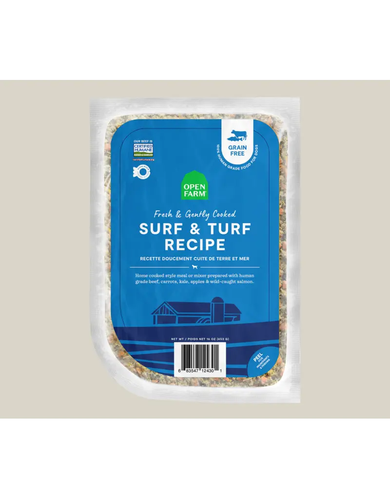 Open Farm Open Farm Gently Cooked Surf & Turf Frozen Dog Food