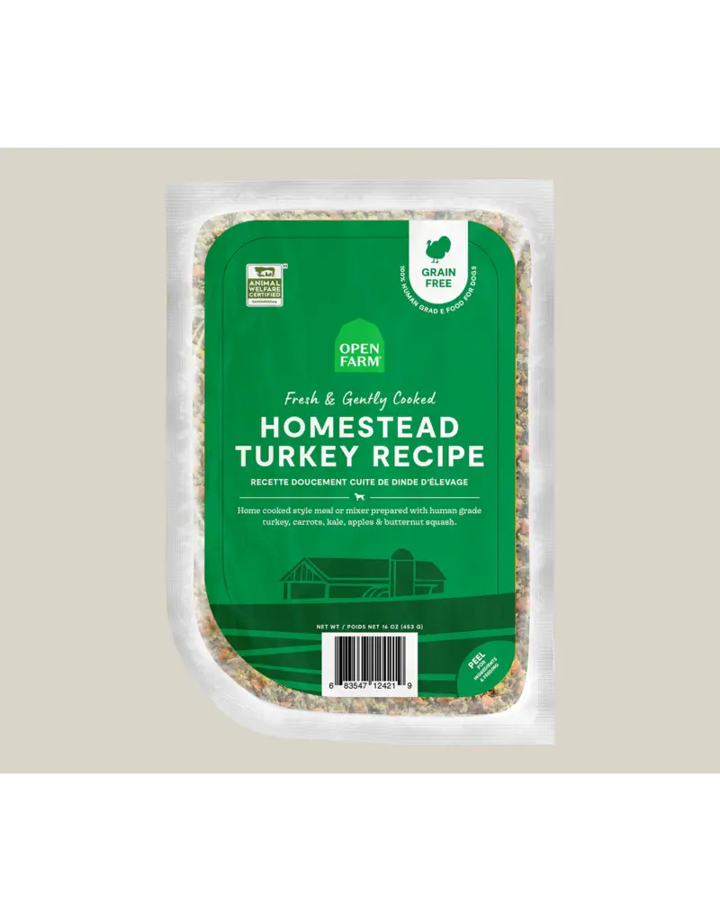 Open Farm Open Farm Gently Cooked Turkey Frozen Dog Food