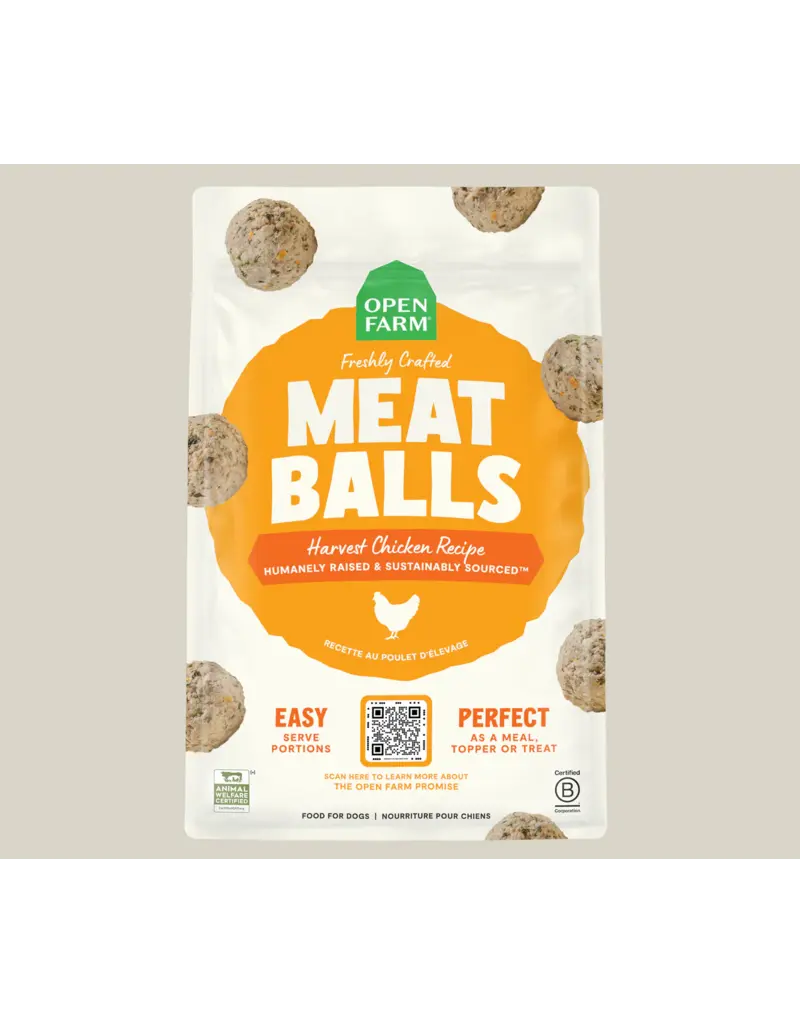 Open Farm Open Farm Meatballs Chicken Frozen Dog Food 14 Oz