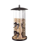 North States Industries Triple Tube Bird Feeder Black 3.5 Lb