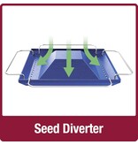 Nature's Way Paisley Sky Metal Gazebo Bird Feeder Blue 3.7 Qt