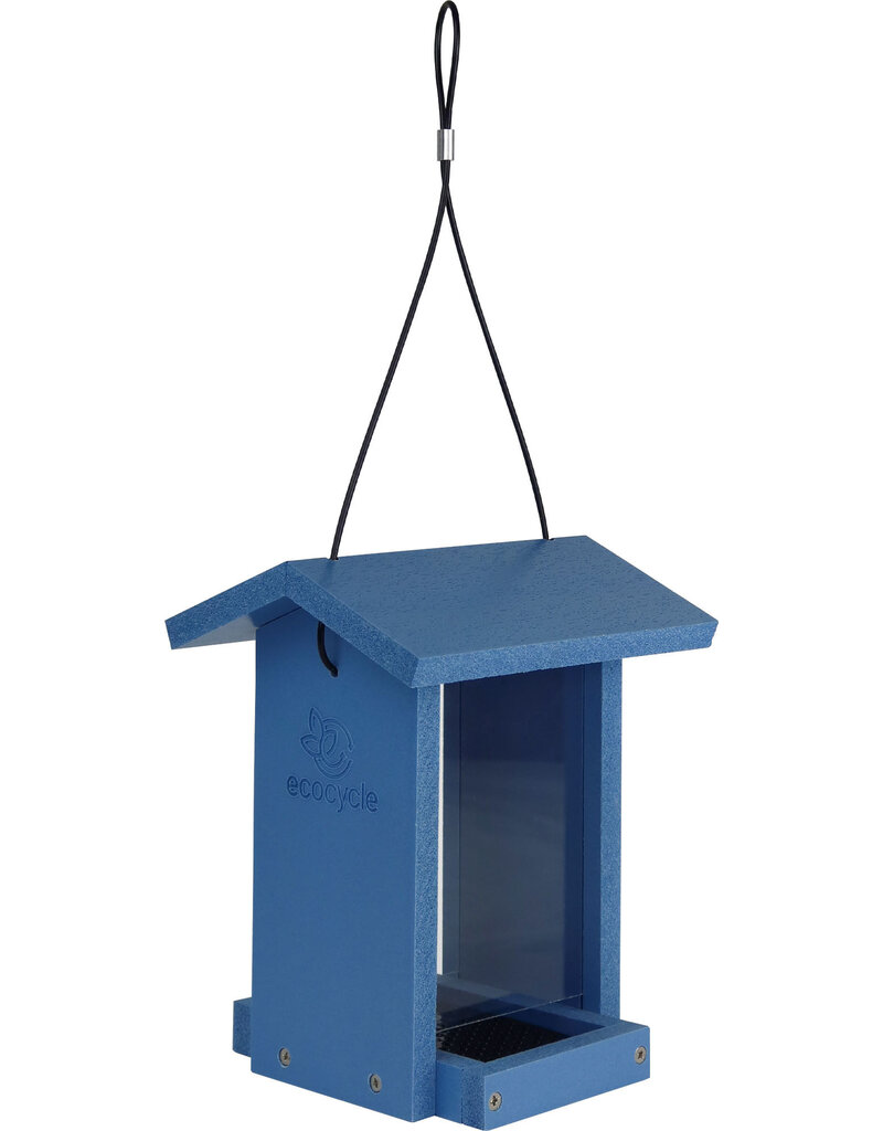 Nature's Way Ecocycle Tasty Tidbit Bird Feeder Blue 1 Qt