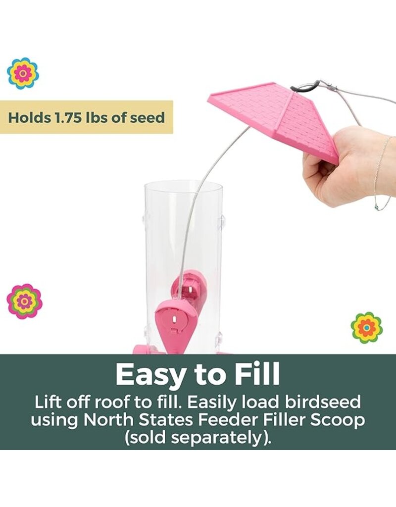 Village Collection Fiesta Village Collection 2-in-1 Hinged Port Bird Feeder 1.75 lb