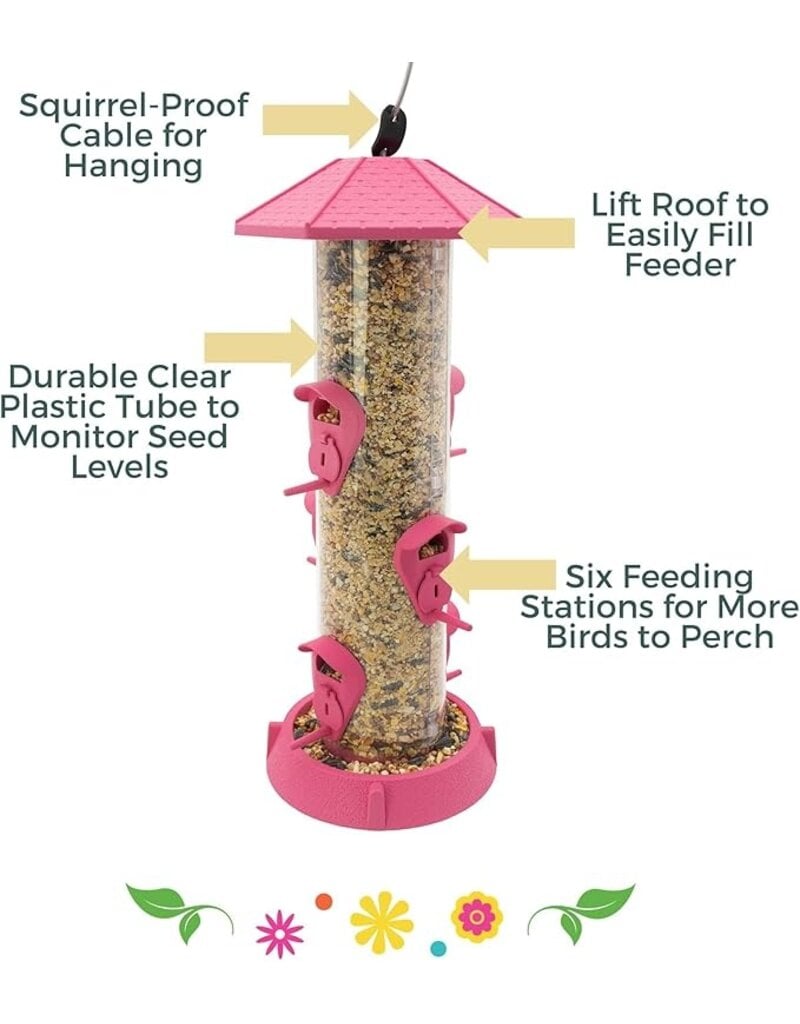 Village Collection Fiesta Village Collection 2-in-1 Hinged Port Bird Feeder 1.75 lb