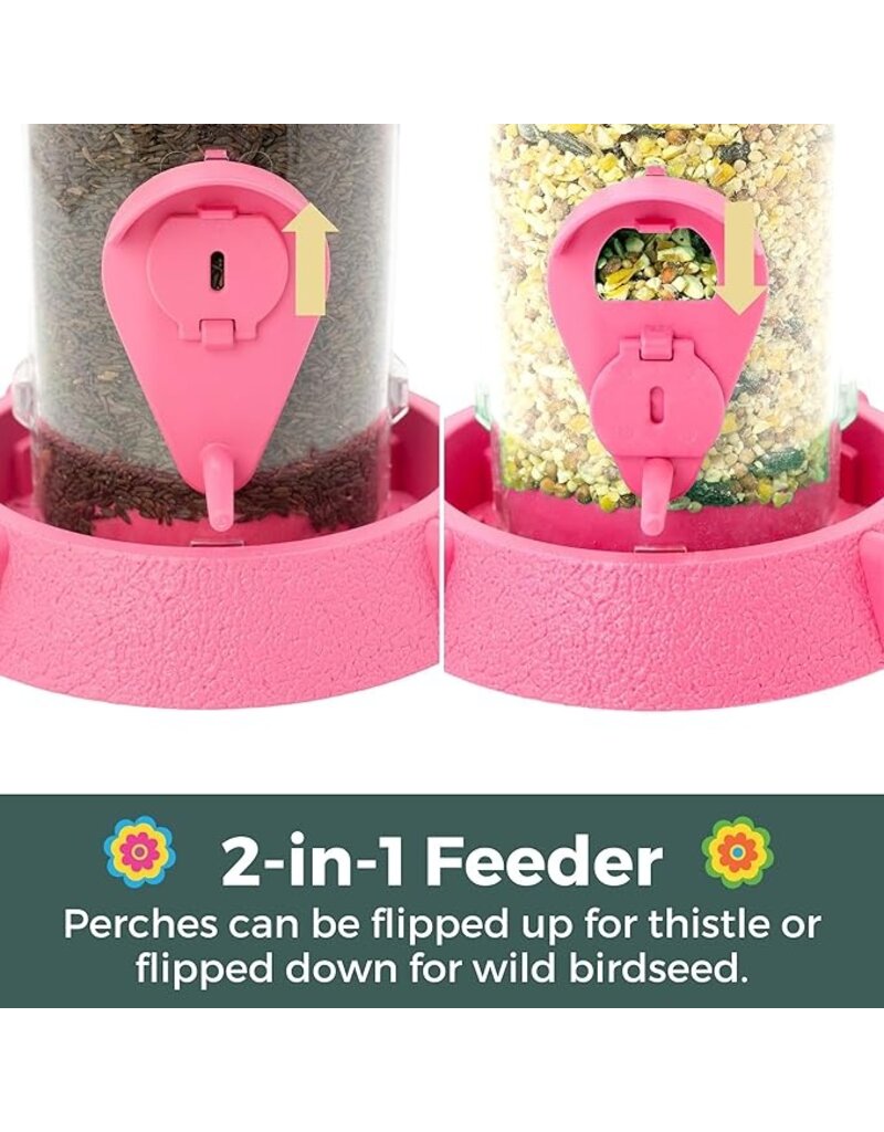 Village Collection Fiesta Village Collection 2-in-1 Hinged Port Bird Feeder 1.75 lb