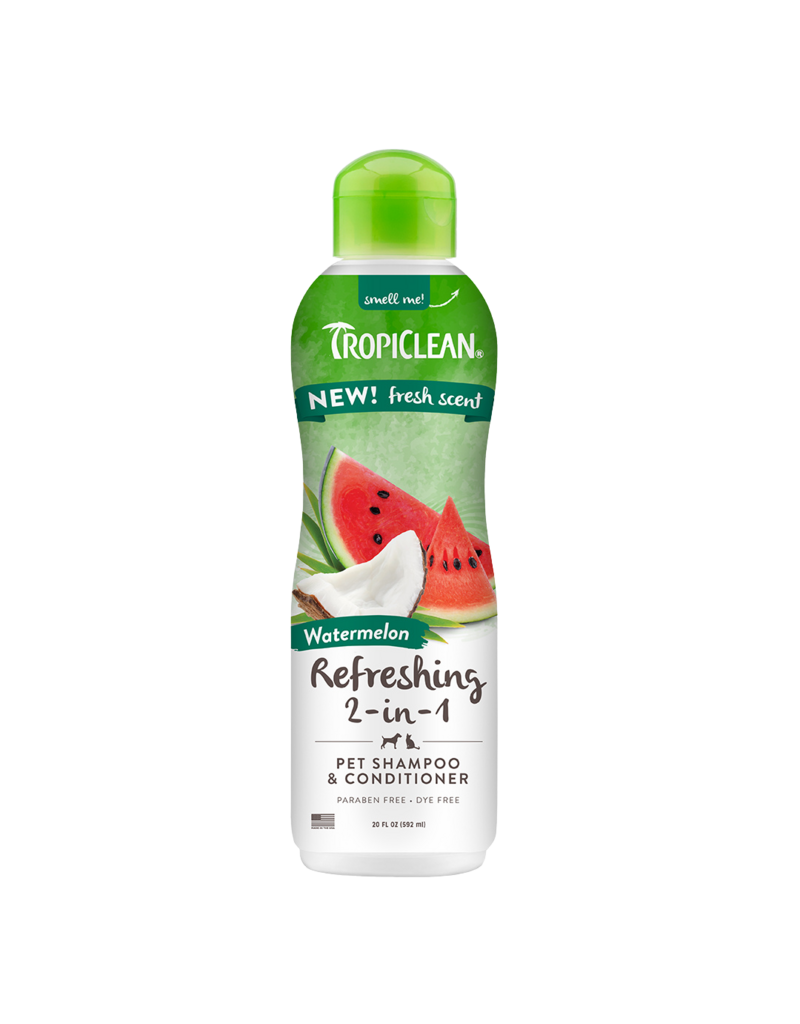 Tropiclean Tropiclean 2-in-1 Shampoo and Conditioner Watermelon 20 Oz