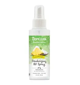 Tropiclean Tropiclean Deodorizing Pet Spray Frosted Pineapple 4oz Ltd edition