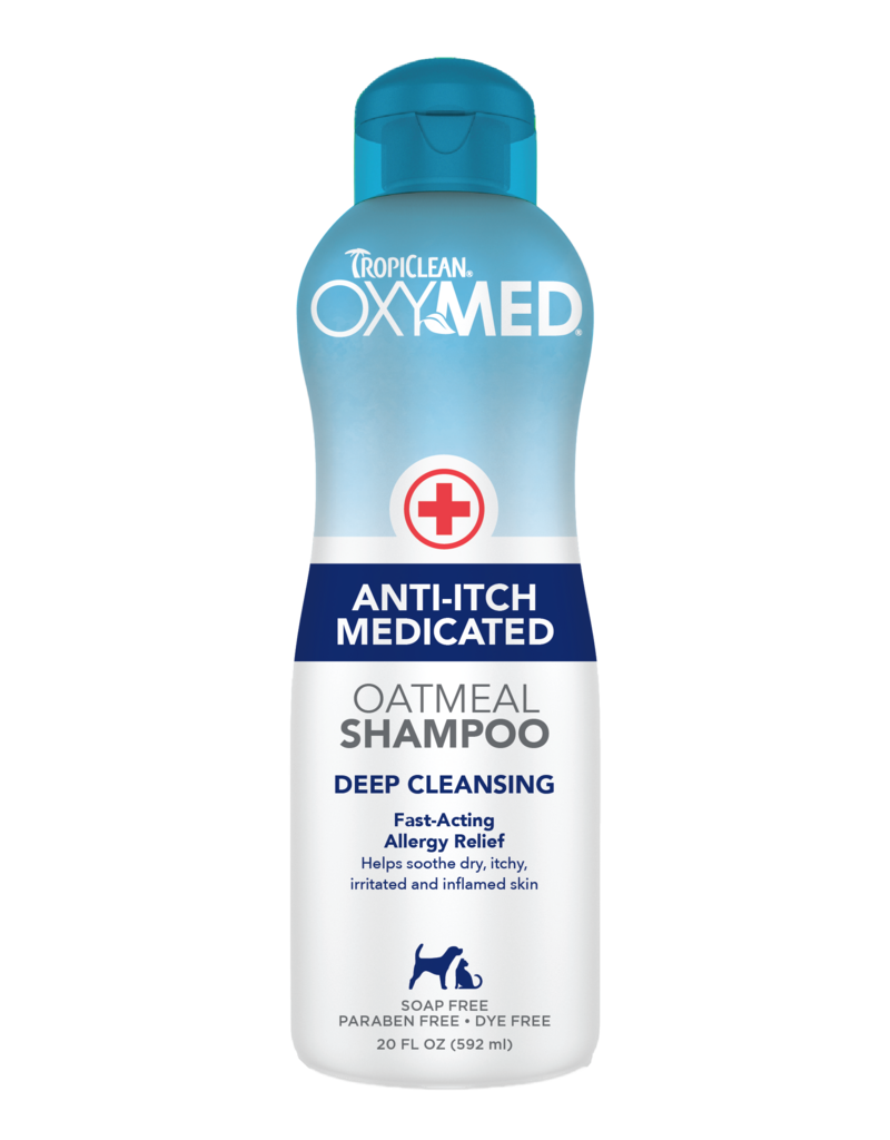 Tropiclean Tropiclean OxyMed Medicated Anti-Itch Oatmeal Shampoo 20 Oz