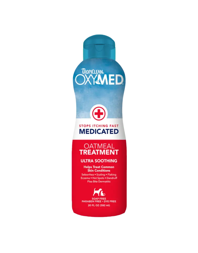 Tropiclean Tropiclean OxyMed Medicated Anti-Itch Treatment Rinse for Pets 20 Oz