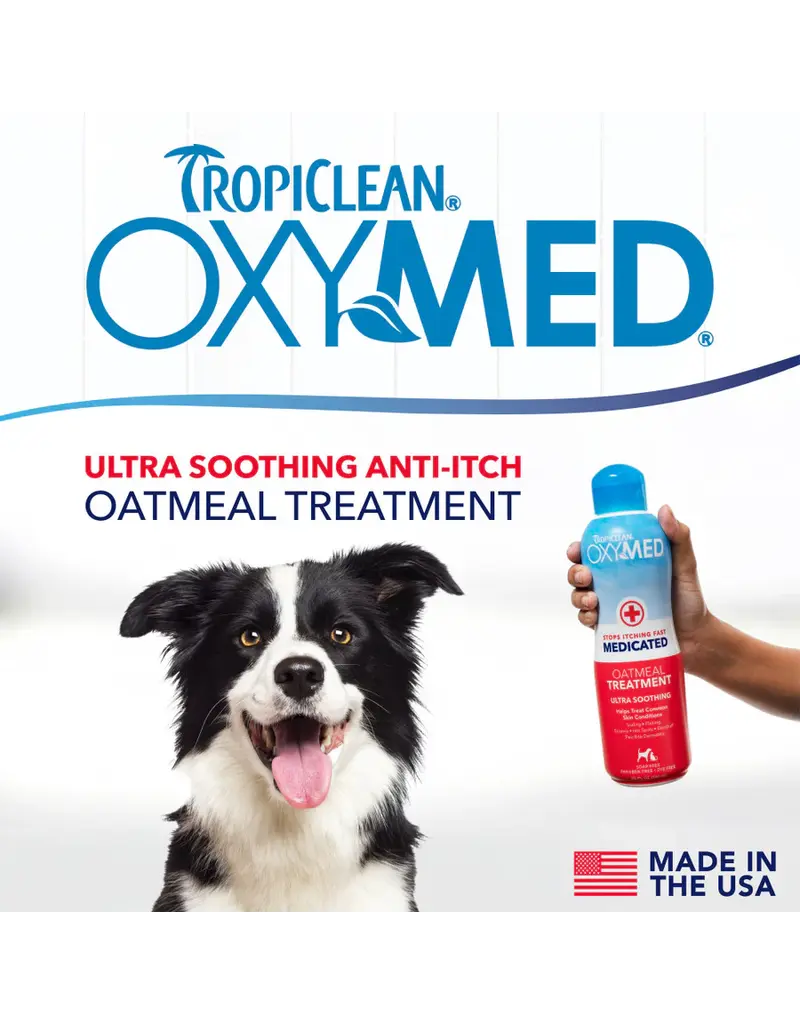 Tropiclean Tropiclean OxyMed Medicated Anti-Itch Treatment Rinse for Pets 20 Oz