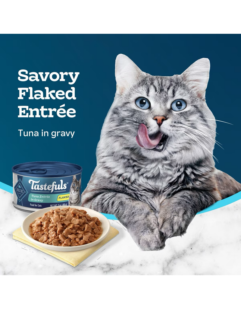 Blue Buffalo Blue Buffalo Tastefuls Adult Cat Tuna Entree In Gravy Flaked 5.5 Oz