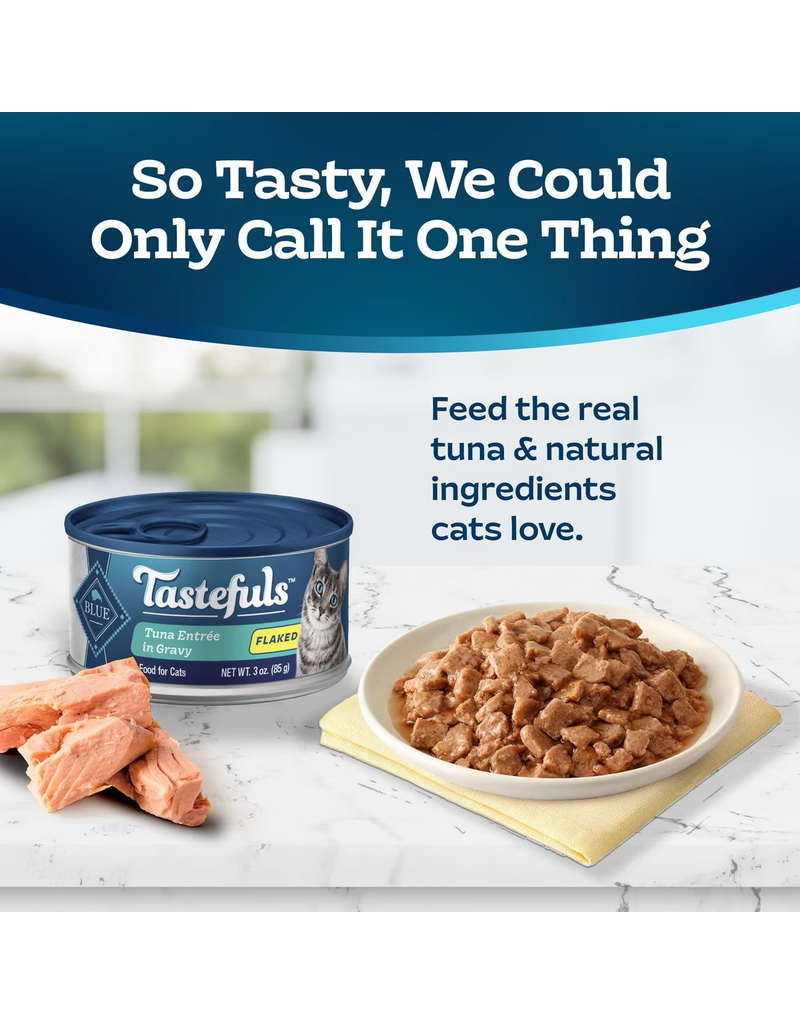 Blue Buffalo Blue Buffalo Tastefuls Adult Cat Tuna Entree In Gravy Flaked 5.5 Oz
