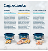 Blue Buffalo Blue Buffalo Tastefuls Cat Chicken, Turkey, Ocean Fish & Tuna Variety Pate 5.5 Oz 12Pk