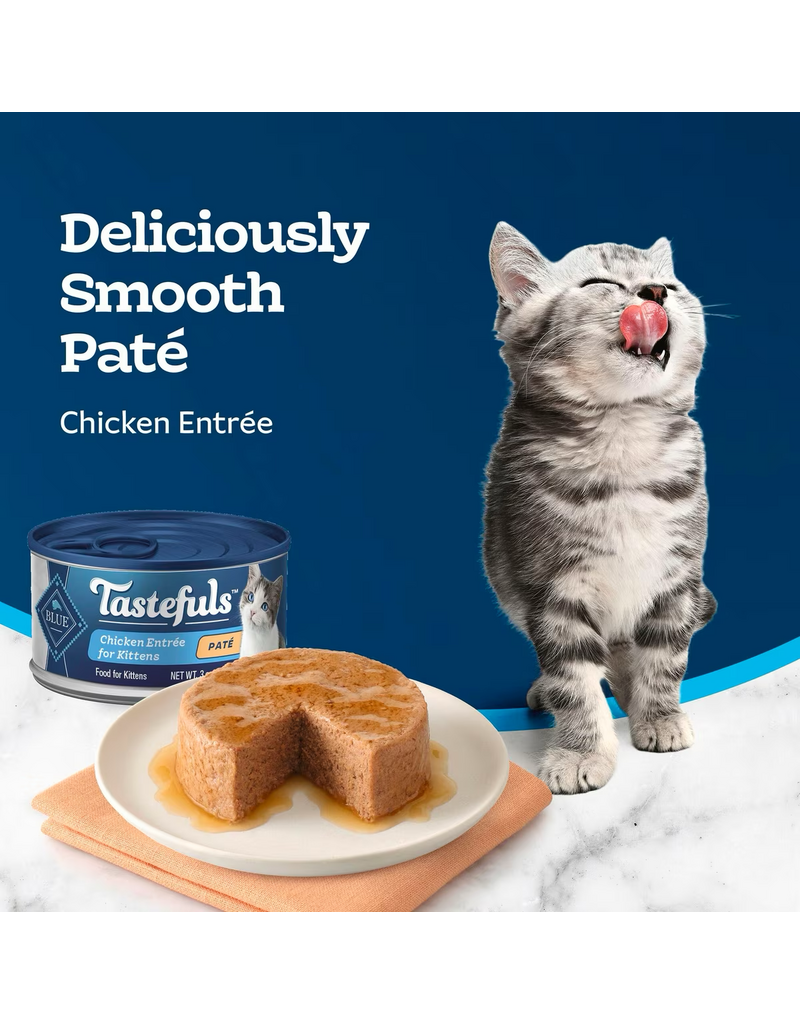 Blue Buffalo Blue Buffalo Tastefuls Chicken Pate For Kittens 3oz 6Pk