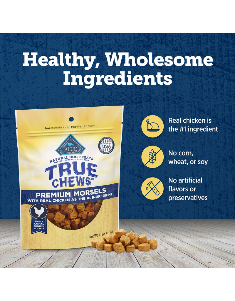 Blue Buffalo Blue Buffalo True Chews Premium Morsels Chicken Dog Treats 11 oz