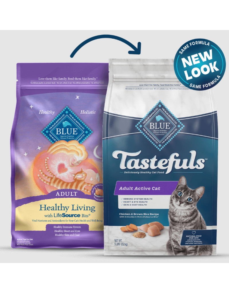 Blue Buffalo Blue Buffalo Tastefuls Adult Active Cat Chicken & Brown Rice Dry Cat Food 7 LB