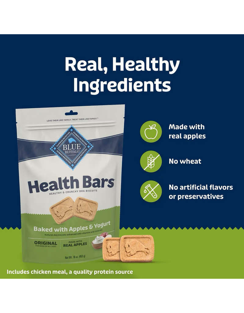 Blue Buffalo Blue Buffalo Health Bars Apple/Yogurt 16oz