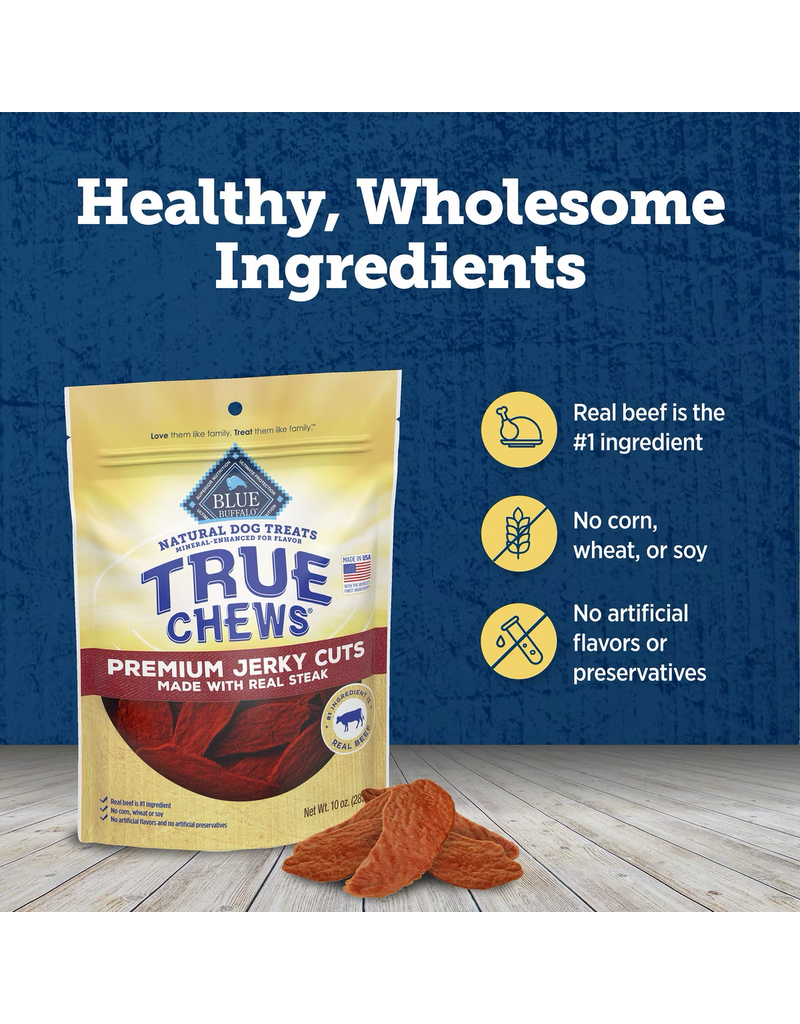 Blue Buffalo Blue Buffalo True Chews Steak Jerky Dog Treat Dog 12 Oz