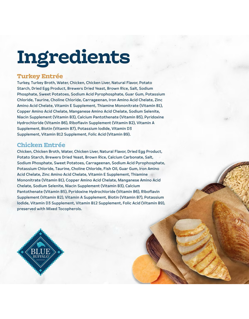 Blue Buffalo Blue Buffalo Tastefuls Savory Singles Chicken & Turkey Cat Food Variety Pack 2.6 Oz trays