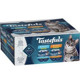 Blue Buffalo Blue Buffalo Tastefuls Savory Singles Chicken & Turkey Cat Food Variety Pack 2.6 Oz trays