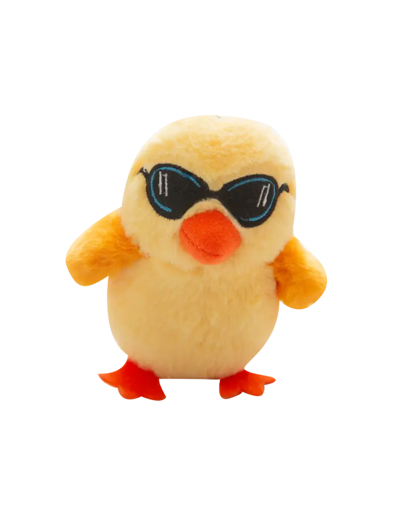Snugarooz Snugarooz Dog Toy Cool Chick Yellow 5 In