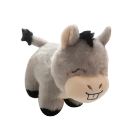Snugarooz Snugarooz Donk-Eee Dog Toy Gray 8 In