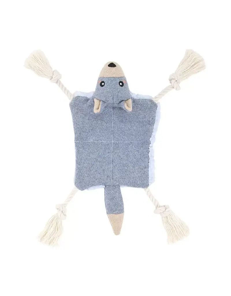 Zippy Paws ZippyPaws Eco Dog Toy Knotty Crawler Wolf
