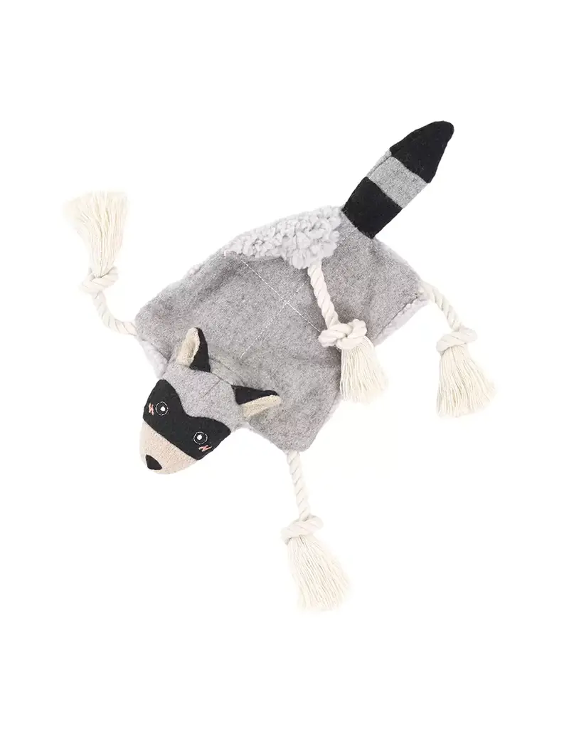 Zippy Paws ZippyPaws Eco Dog Toy Knotty Crawler Raccoon