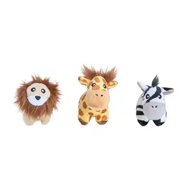 Zippy Paws ZippyPaws Miniz Jungle Safari Dog Toy Sm-3 Pk