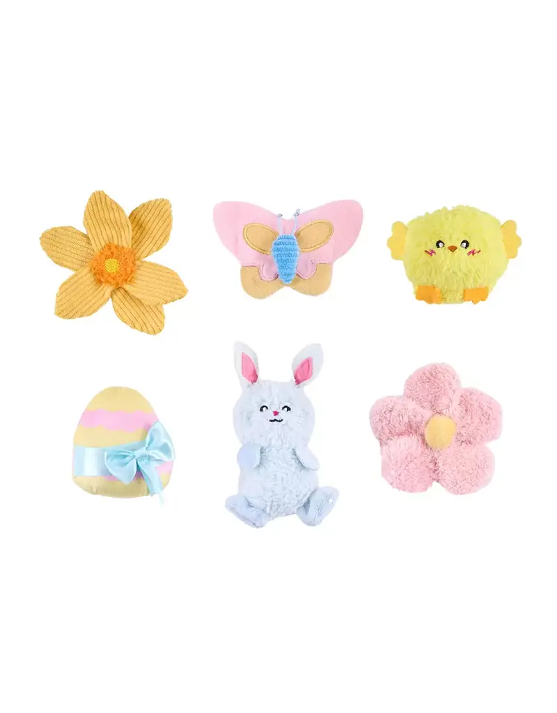 Zippy Paws Zippy Paws Miniz Spring Fling Dog Toy Small 6 Pk