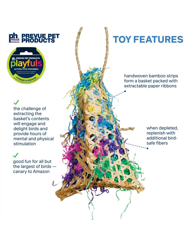 Prevue Pet Calypso Creations Fiesta Handbag Bird Toy