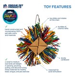 Prevue Pet Raffia Rainbow Bird Toy